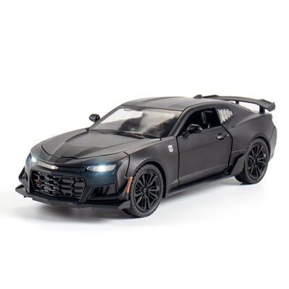 1:24 Scale American Movie Car Sports Car Die Cast Car Model Light Function Diecast Toy Vehicles  Creative Gifts
