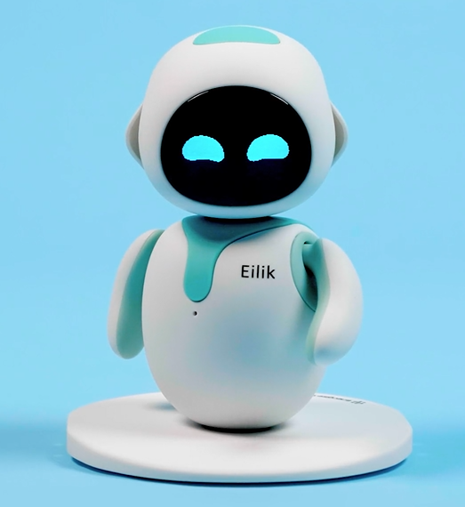 Popular Blue Eilik Emo Toy Interaction Robot, a Cute Intelligent Companion of Pet Robot, Accompany Desk Toy