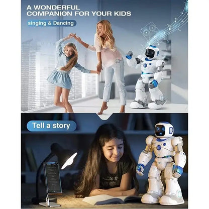 Newest Large Size Dancing Rabbit Magnetic Programmable Interactive APP Control Wireless Connect RC Humanoid Smart Robot Toy