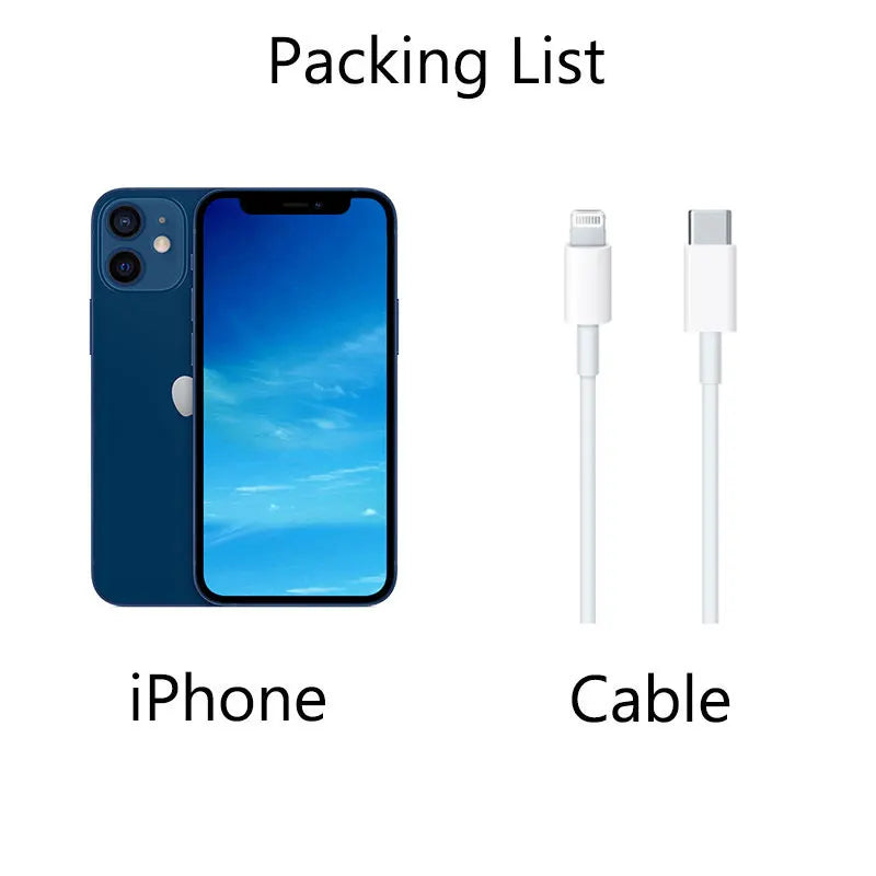 Unlocked iPhone 14 128GB/256GB ROM 6GB RAM 6.1' Original Super Retina OLED Face ID NFC A15 Bionic 5G Dual eSIM Mobile Phone
