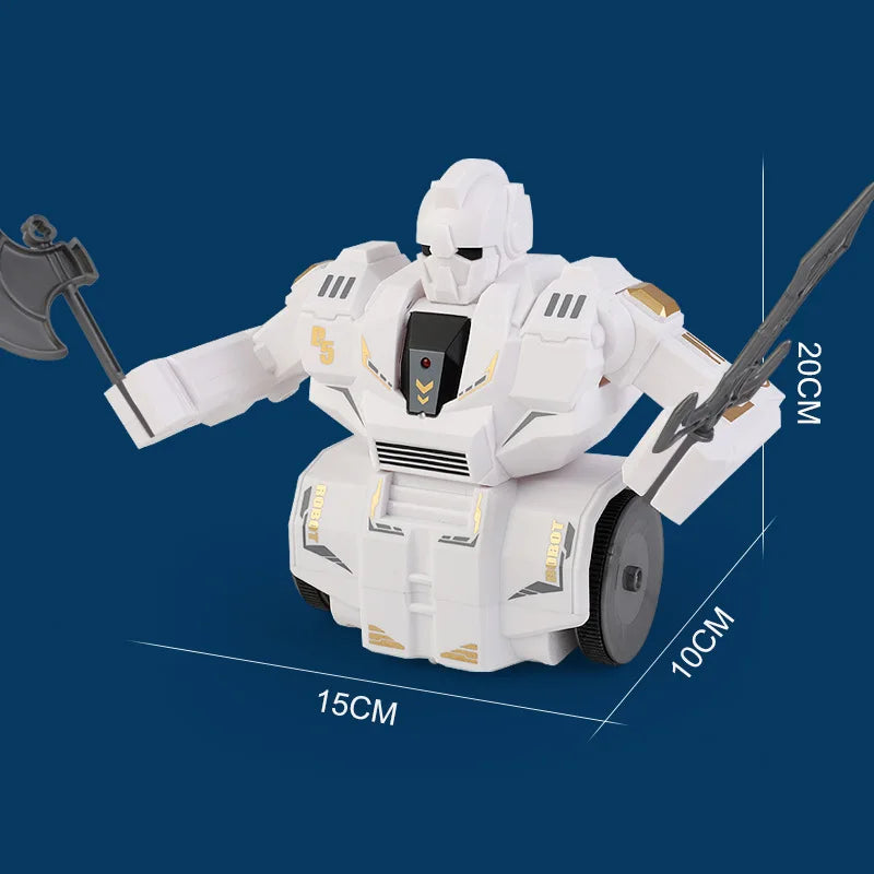 Factory Wholesale 2.4G Intelligent Combat Boxing and Fighting Rotating Combat Children's Robot Remote Control Toys Gifts for Kid