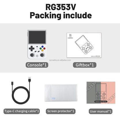 RG353VS for PSP Games Android 11 and Linux System 5G WiFi HD Touch Screen Game Player Mobile Consola De Video Juegos