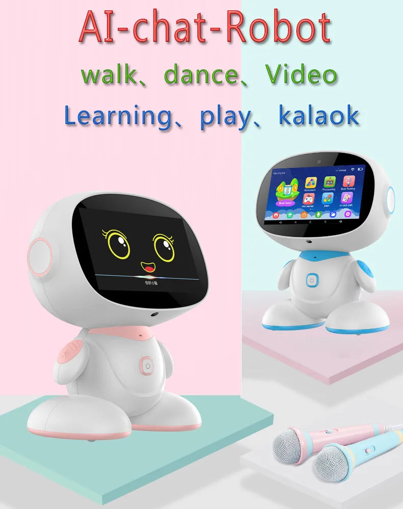 Remote Control Robot Intelligent Playing Kids Smart Educational Home Robots Early Educational Toy Robot