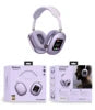 MAX600  New Wireless Over-Ear Bt Headphones with RGB Digital Display Screen Earphones and TF Card Gaming TWS HIFI Music