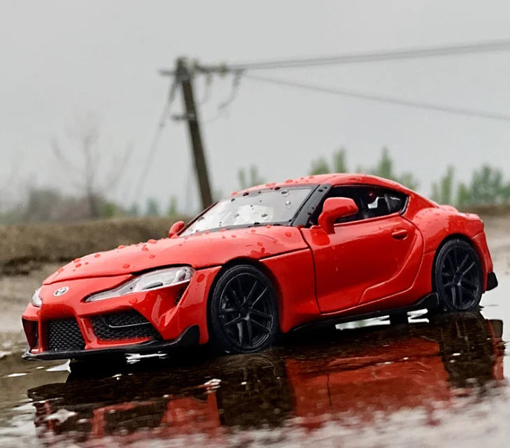 RMZ 1/32 TO YOTA Supra Alloy Car Model Furnishing Articles With Base