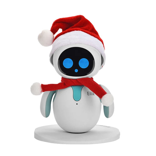 Popular Blue Eilik Emo Toy Interaction Robot, a Cute Intelligent Companion of Pet Robot, Accompany Desk Toy