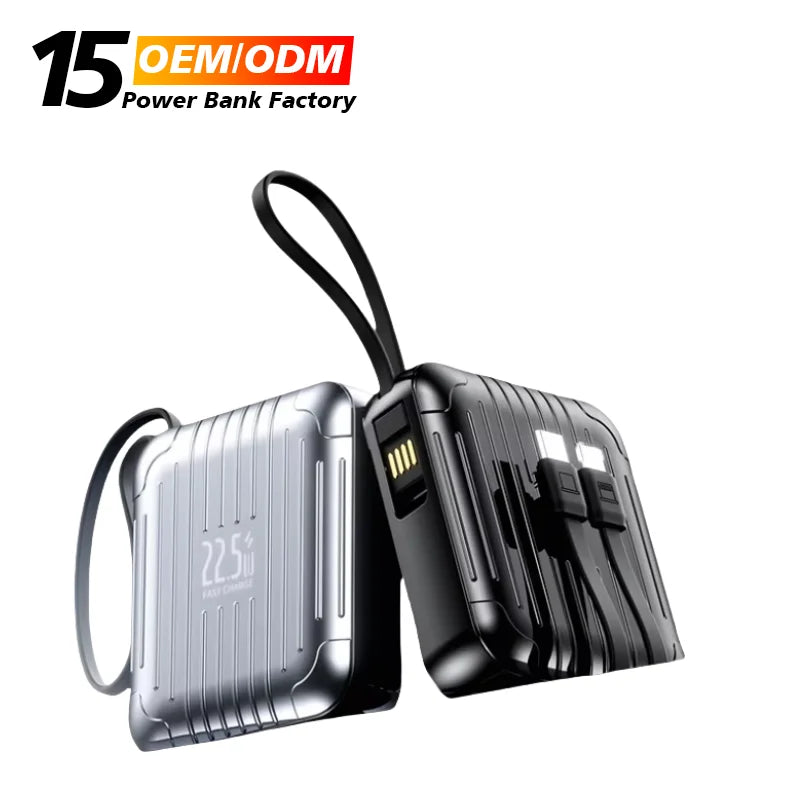 Super Mini PD20W Design Portable Mobile Power Bank 22.5W Super Fast Charge Small Mini Pocket Phone Chargers Powerbank 10000mAh