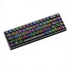Luminous Mechanical Gaming Keyboard 68 Keys Wired Desktop & Laptop Blue & Red Switches