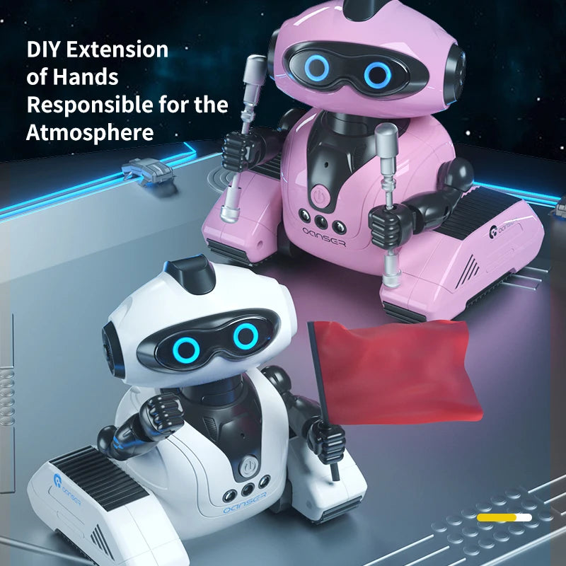 HOSHI JJRC R22  CADY WISH Robot Remote Control Intelligent RC Toy Robots Robot Toys Gift for Kids Rechargeable Version