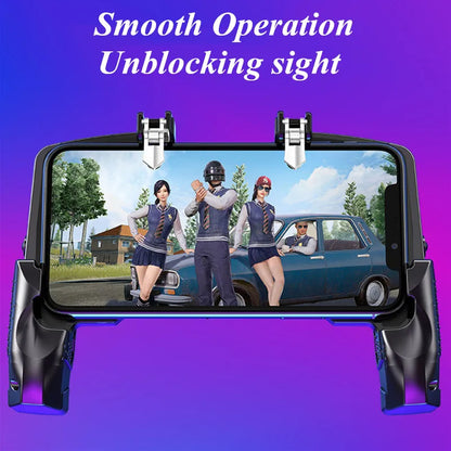 Android Phone Controller Free Fire Mobile Gamepad Joystick for Handheld Cellphone Gaming with Trigger