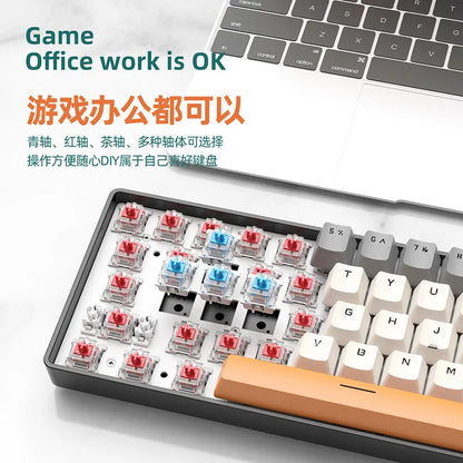 T8 108-Key Full Size RGB Backlit Gaming Mechanical Keyboard with USB Interface for Professional Gamers