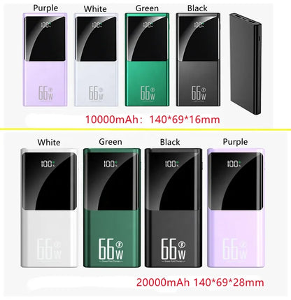 Factory Wholesale PD22.5W Super Fast Charging Mobile Power Banks 10000mah 20w Type-C Input Output Dual USB Power Bank 20000mAh