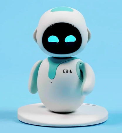 Popular Blue Eilik Emo Toy Interaction Robot, a Cute Intelligent Companion of Pet Robot, Accompany Desk Toy