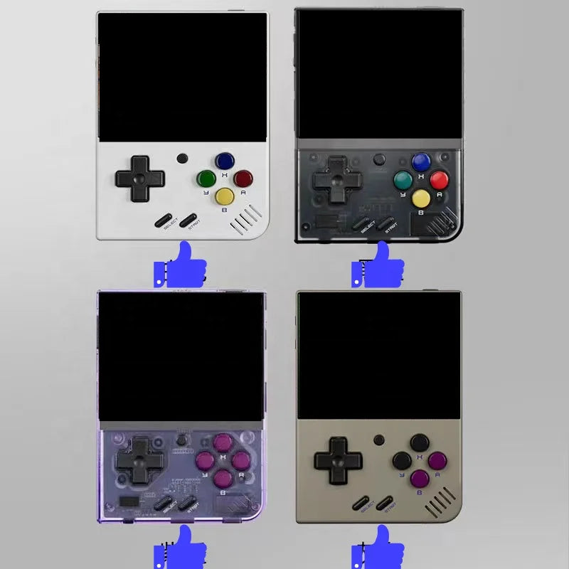 Factory Wholesale Miyoo Pocket Game Playing Machine With Onion System 3.5 Inch HD Screen Retro Gamepad Support 3.5mm Earphone