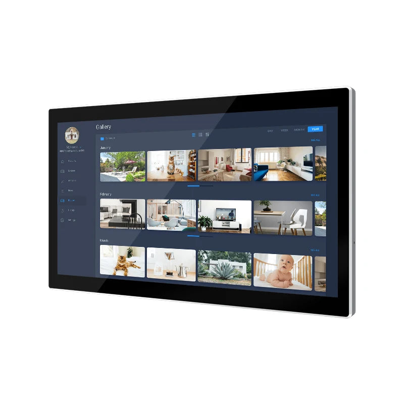 2026 Certified 8-Inch Smart Home Control Panel POE Wall-mounted Wifi Android System Tablet RS485 Home USB Power for Hotels
