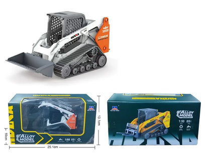 Dropshipping 1/50 Scale Open-Window Huina Static Zinc Alloy Die-cast Construction Model for Over-8-year-old