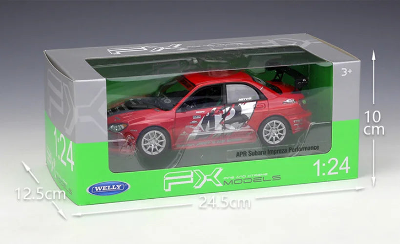 Welly 1:24 APR Sub-aru LMpreza Performance Alloy Car Model Diecast Toy Vehicles