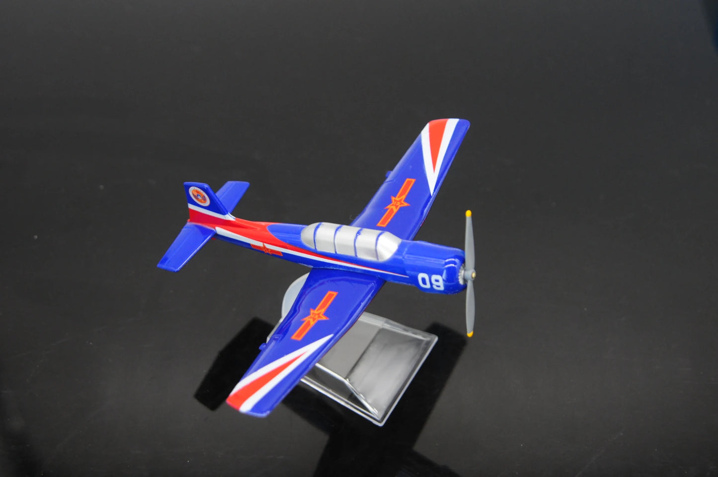 JL-6 Performance Machine Airplane Model Aircraft  Simulation Model 16cm