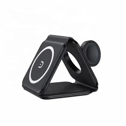 3 in 1 Wireless Charger Magnetic Foldable Charging Station Travel Charger for Iphone Charger Power Adapter Caricatore Senza Fili