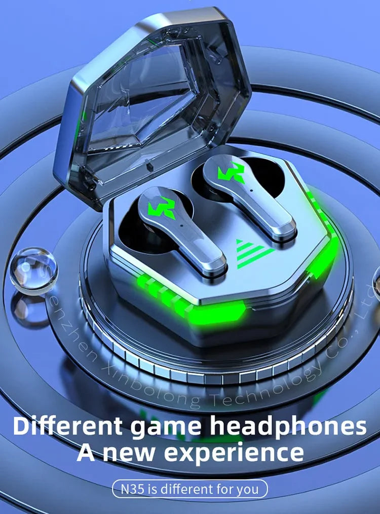 Advanced RGB Breathing Light Dual Mode Connectivity HIFI Sound TWS Gaming Earbuds for Mobile PC Gaming