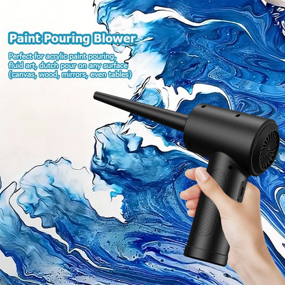 Portable Air Duster Cordless Fan Blower 51000RPM Wireless Rechargeable Dust Clean Tool for Computer Keyboard Car Pet Care