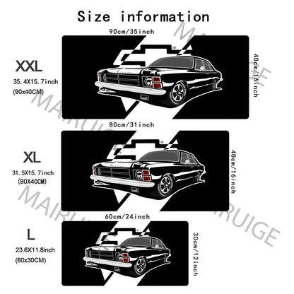 Japanese Painting Style Car Cool Stylish PC Gaming Mouse Pads Gamer Mats Teclado Ergonomic Pad Mat Laptop Office Carpet 900X400