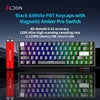 LDON 68 New Model RGB Wired Mechanical Keyboard 8000Hz Magnetic Switch 68 Laser Keys for PC Desktop Gaming Operation