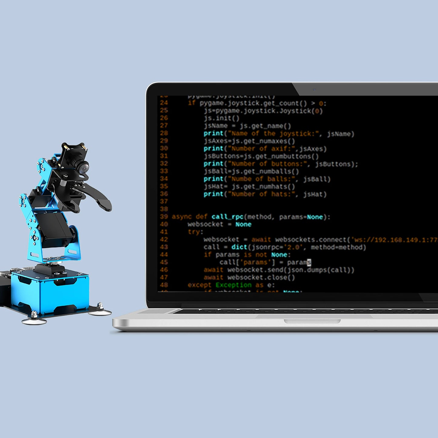 Hiwonder ArmPi Mini 4DOF Vision Robotic Arm Powered by Raspberry Pi Support Python, OpenCV Target Tracking for Beginners