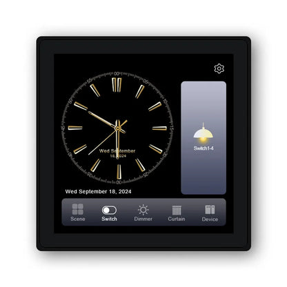2025 Smart Lighting Control Touch Panel, With Tuya Zigbee 4 Inch In-wall Smart Home Touch Screen Panel