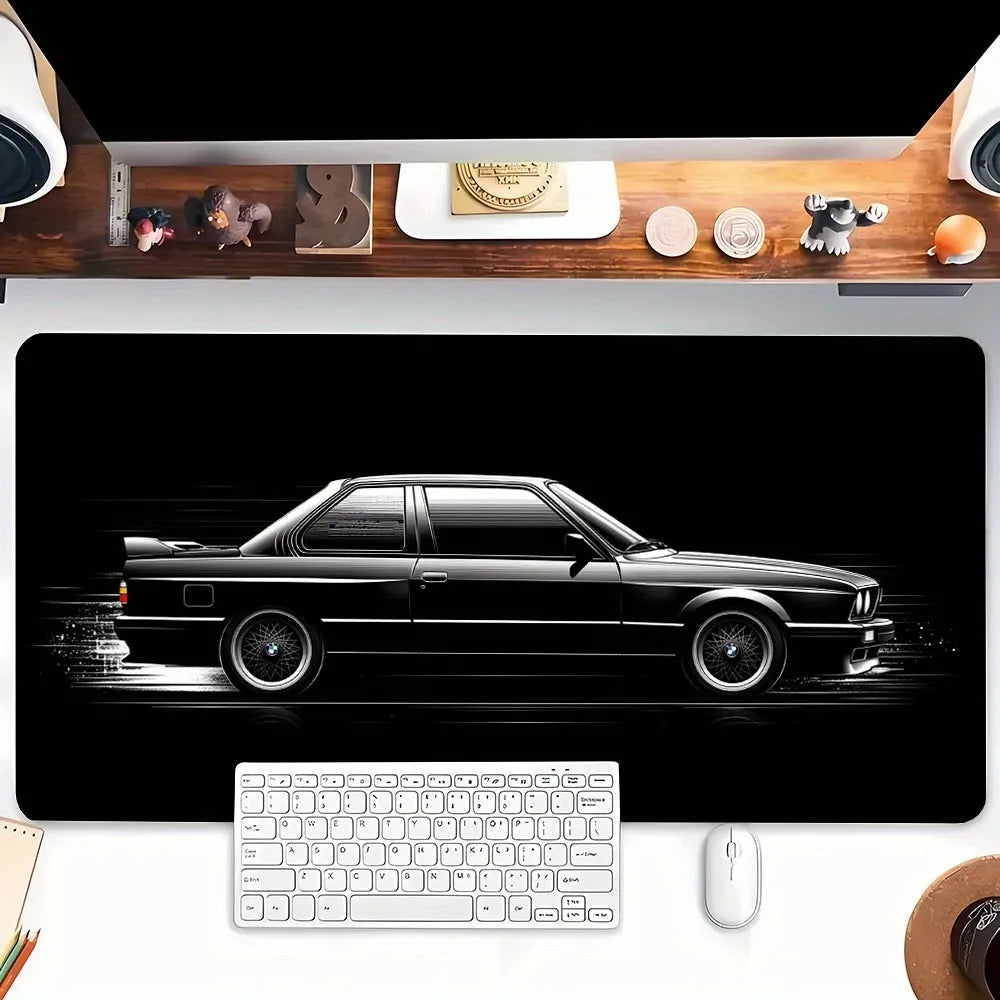Black Running Car Luxury Stylish Cool PC Gaming Mouse Pads Gamer Mats Teclado Pad Mat Laptop Office Carpet 900X400