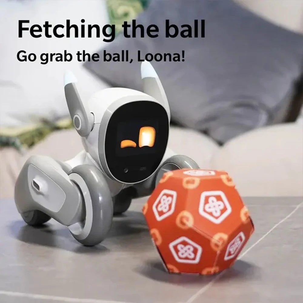 Intelligent Educational Robot for Interactive Programming DIY Cartoon Toy Plastic Dog Christmas Gift