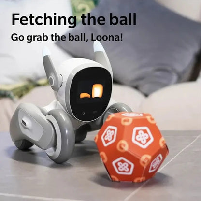 Intelligent Educational Robot for Interactive Programming DIY Cartoon Toy Plastic Dog Christmas Gift
