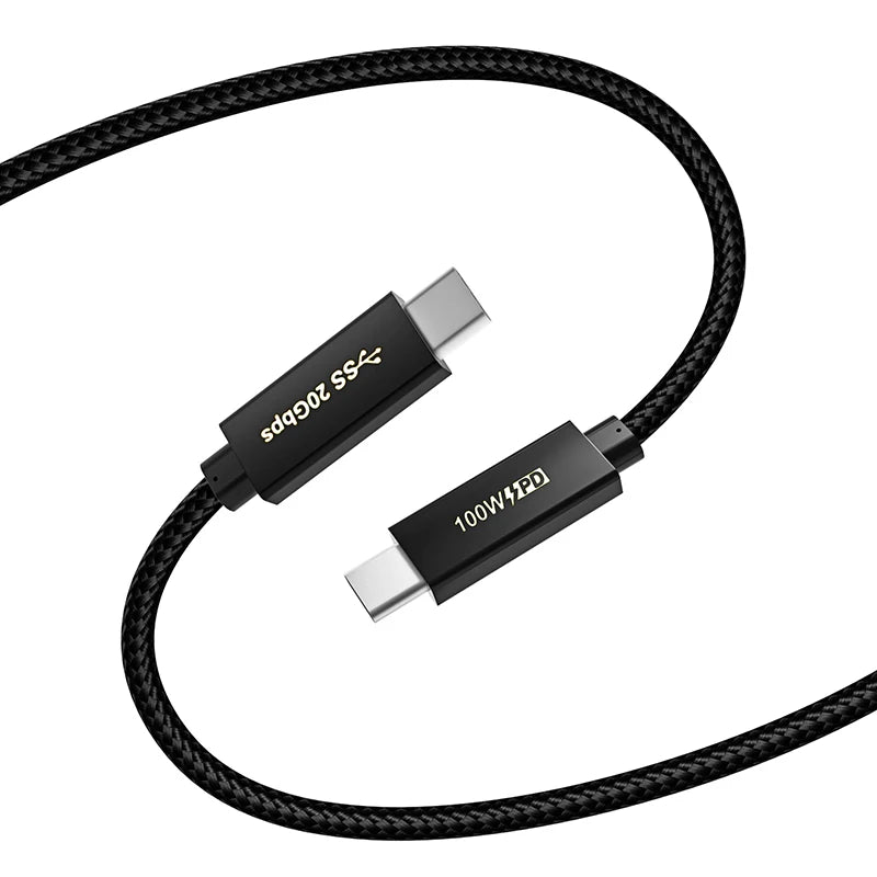 USB C to C 20Gbps Fast Speed Data 5A Charging USB3.2 PD Cable