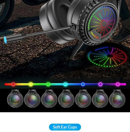 Cross-border Spot E-Sports Over-Ear Gaming 7.1 Surround Sound Active Noise Cancellation (ANC) 2m Cord Over-ear Headphones