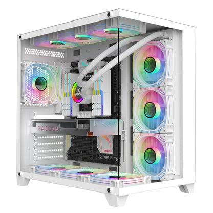 Popular 2024 Low Price PC Cases Full Tower Gaming ATX Gamer Cabinet Computer PC Case Casing for Desktop
