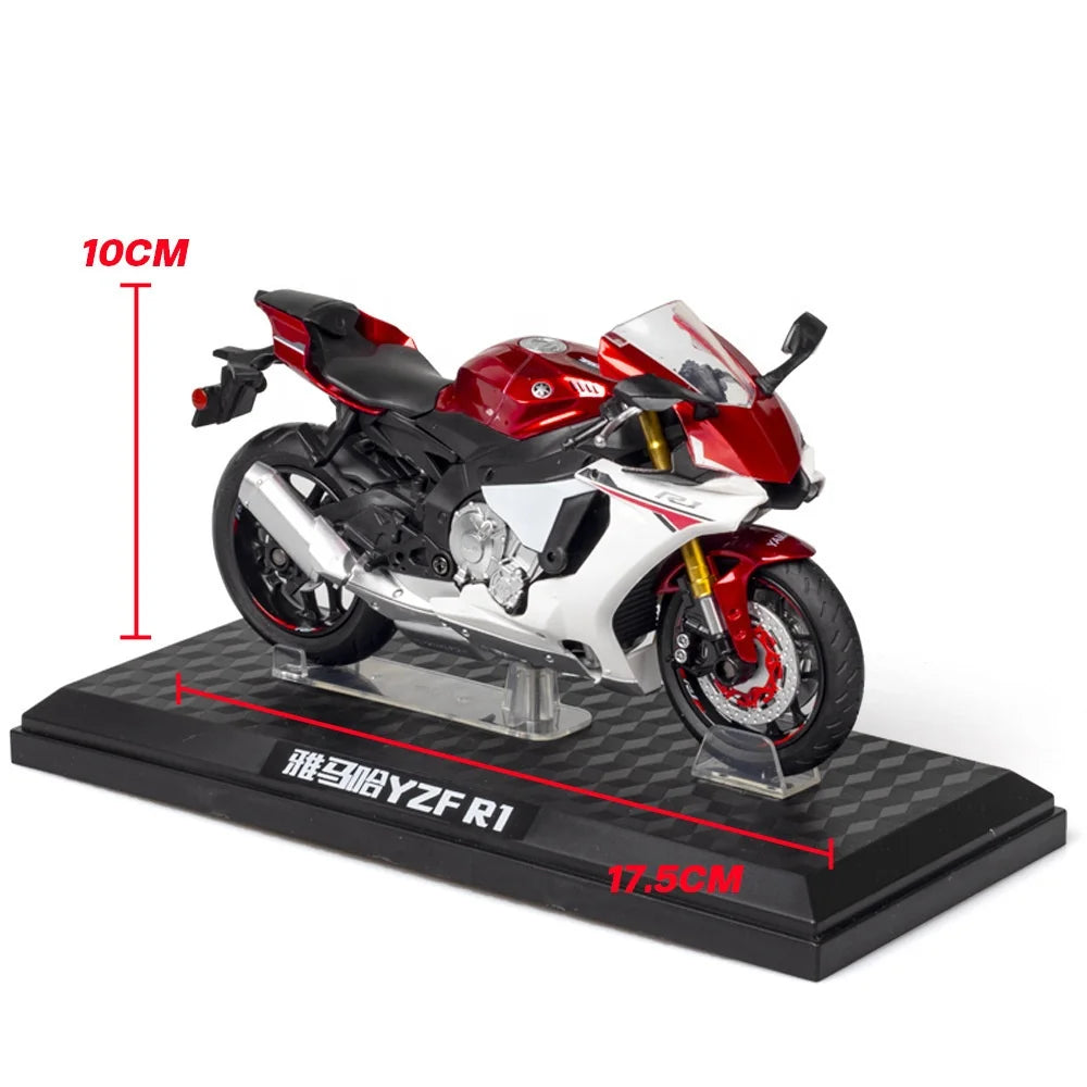 Motorcycle 1/12 YZF R1 Heavy Locomotive Alloy Motorcycle Alloy  Model Toy  Diecast Toy Vehicles for Boy Toy Gift