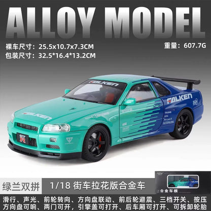 Hot Sale Diecast 1:24 Hornet Sports Car Models Children Birthday Gift Car Toys Metal Model