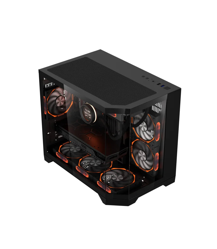 Custom Mid Tower Gaming Pc Case Gaming Casing Pc Cabinet M-ATX Computer Cases Towers Case Pc Gamer Cabinet