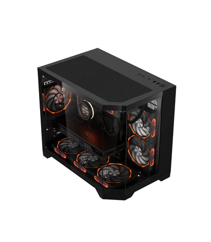 Custom Mid Tower Gaming Pc Case Gaming Casing Pc Cabinet M-ATX Computer Cases Towers Case Pc Gamer Cabinet