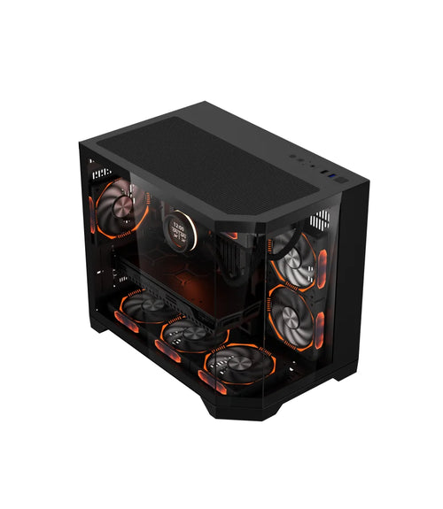 Custom Mid Tower Gaming Pc Case Gaming Casing Pc Cabinet M-ATX Computer Cases Towers Case Pc Gamer Cabinet