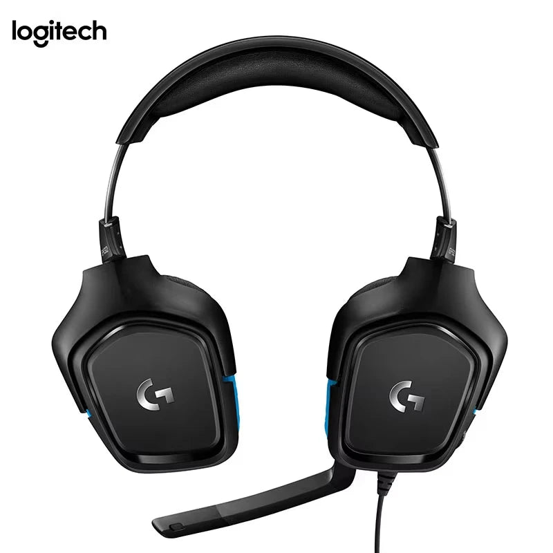 Logitech G431 Wired 7.1 Surround Sound Gaming Headset 50 mm Audio Drivers 3.5 mm Audio Jack Lightweight Dynamic Microphone