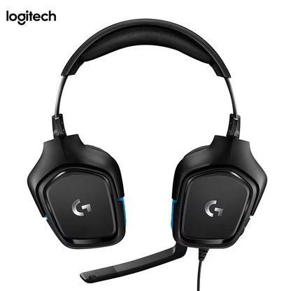 Logitech G431 Wired 7.1 Surround Sound Gaming Headset 50 mm Audio Drivers 3.5 mm Audio Jack Lightweight Dynamic Microphone
