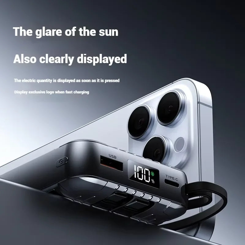 Super Mini PD20W Design Portable Mobile Power Bank 22.5W Super Fast Charge Small Mini Pocket Phone Chargers Powerbank 10000mAh
