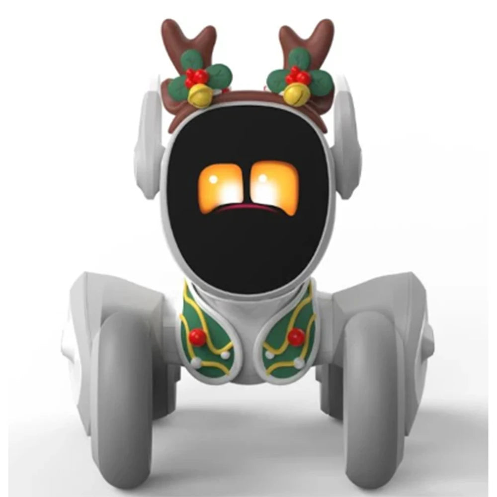 Intelligent Educational Robot for Interactive Programming DIY Cartoon Toy Plastic Dog Christmas Gift