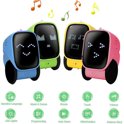 Intelligent Kids Toys Ai Educational Smart Robot   Remotely Programmed Robot  Touch Gesture Control Voice Robot Ai Toys for Kids