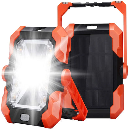 PYJ's New Multi-function Mobile Power Work Warning Integrated Solar Panel Light Emergency Lighting Portable Camping Light