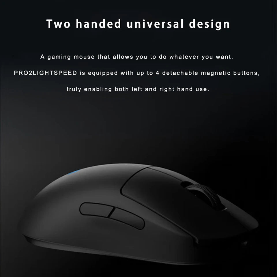 For Logitech (G) PRO X SUPERLIGHT 2 Ergonomic Wireless Gaming Mouse Laser USB Right Compatible Laptop/PC/Desktop/Computer GPW4