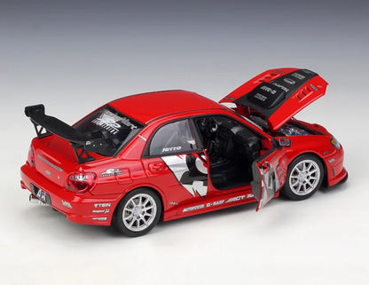 Welly 1:24 APR Sub-aru LMpreza Performance Alloy Car Model Diecast Toy Vehicles