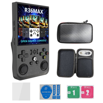 US Stock R36 MAX Retro 4 Inch IPS Screen Handheld Gaming Players RK3326 Linux OS 4000mAh Battery Portable Handheld Game Console