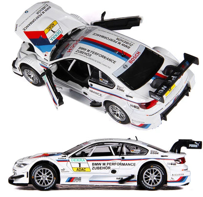 MSZ Manufacturer Die Cast Model M3  Car Alloy Model Six Door  Light Pullback Metal Car Model Toy